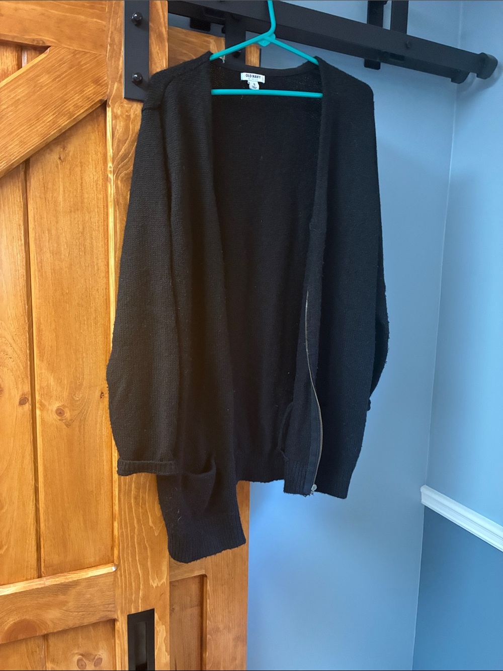 Old Navy Black Open-Front Women's Cardigan